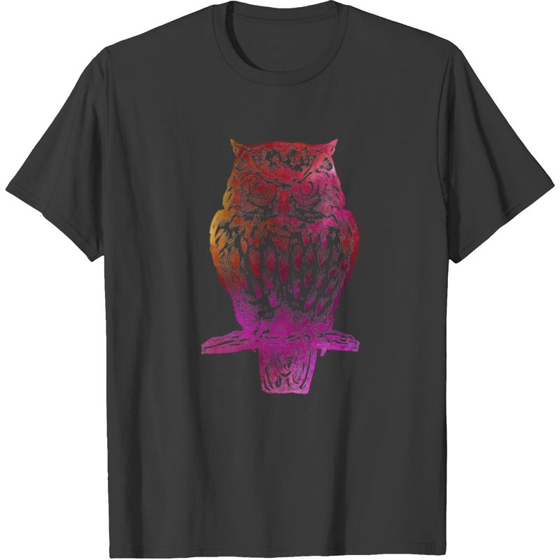 Cool Owl T-shirt — T-shirts pour hommes