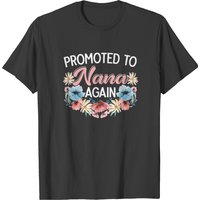 Promoted To Nana Again Baby Announcement Party T-shirt — T-shirts pour hommes