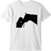 Girl And Horse Silhouette T-shirt