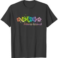 Marco Island Watercolor Beach Surf T-shirt