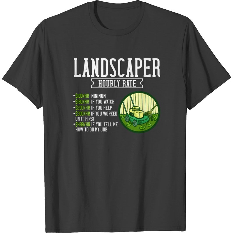 Lawn Care Landscaper Mowing Landscaping T-shirt — T-shirts pour hommes