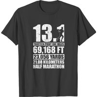 Half Marathon 13.1 Miles Running Runner T-shirt