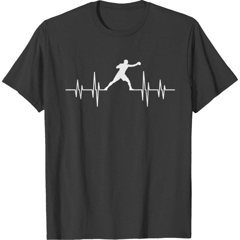 Boxing Heartbeat T-shirt — Mens T Shirts