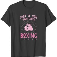 Just A Girl Who Loves Boxing T-shirt — Mens T Shirts