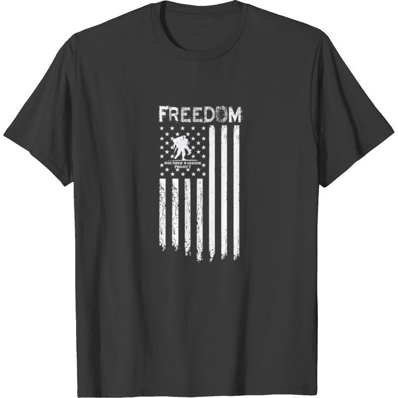 Wounded Warrior Project Freedom Flag T-shirt — Mens T Shirts