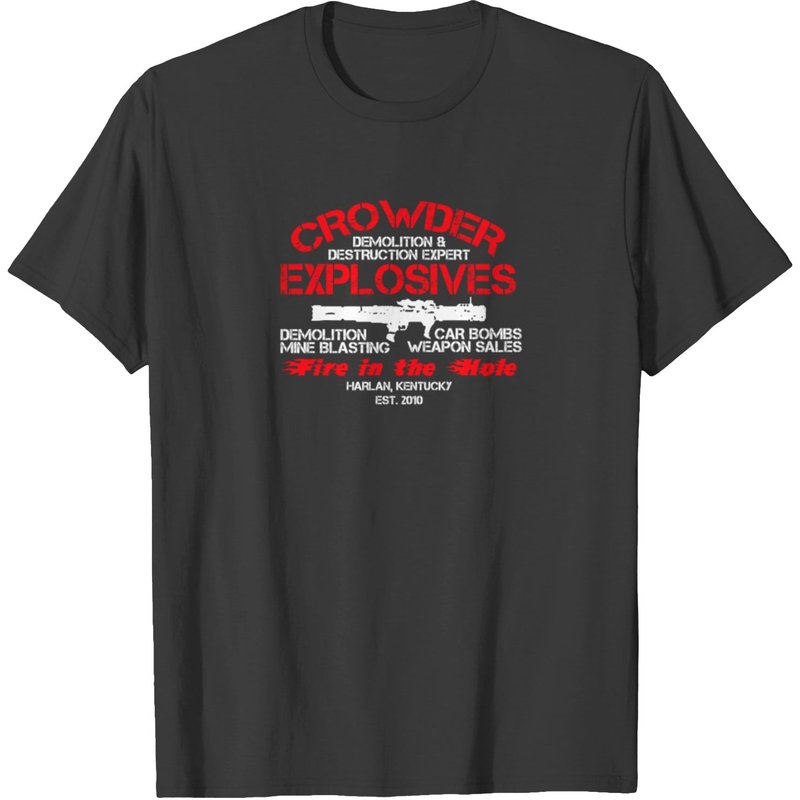 Crowder Explosives Justified Tilliemcallaway T-shirt — Mens T Shirts