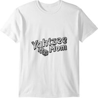 Yahtzee Mom Text T-shirt