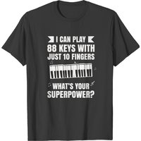 Piano Gift Pianist Piano Music Synthesizer T-shirt