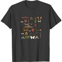 Insects Collection Nature Fly Butterfly Moths T-shirt