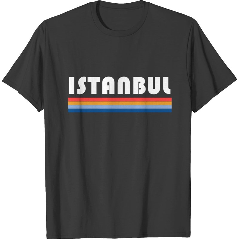 Istanbul Turkey Colorful Colors T-shirt — T-shirts pour hommes