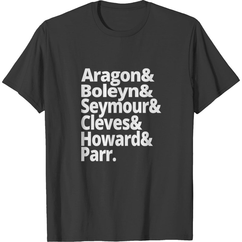 British History The Wives Of Henry Viii T-shirt — T-shirts pour hommes