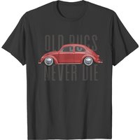 Classic Old Bugs Never Die Buggy Beetle T-shirt