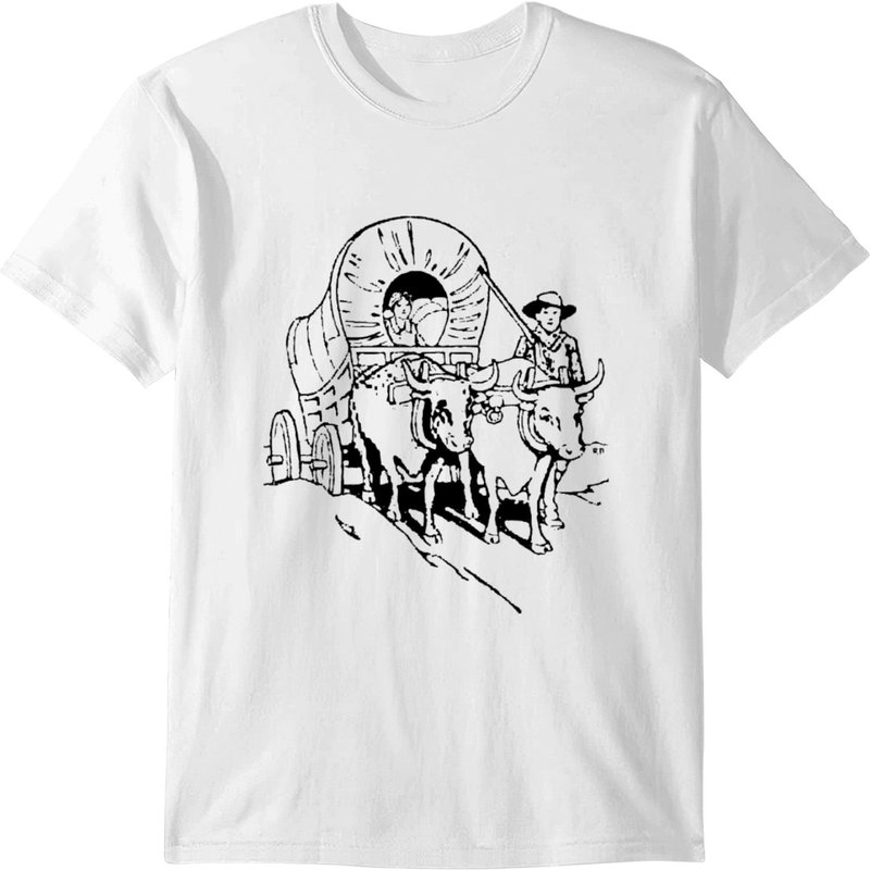 Wagon Train And People T-shirt
