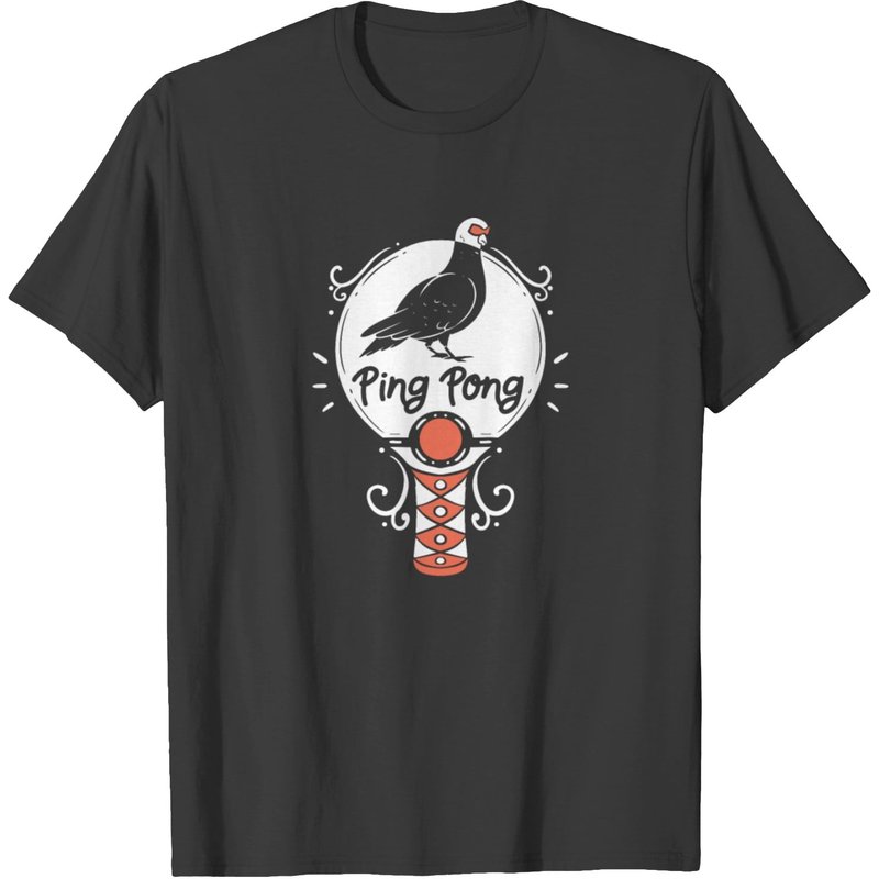 Table Tennis Pigeon Ping Pong Shirt T-shirt