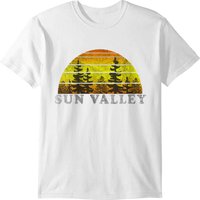 Vintage Sun Valley Idaho Sunset Gift Tee T-shirt