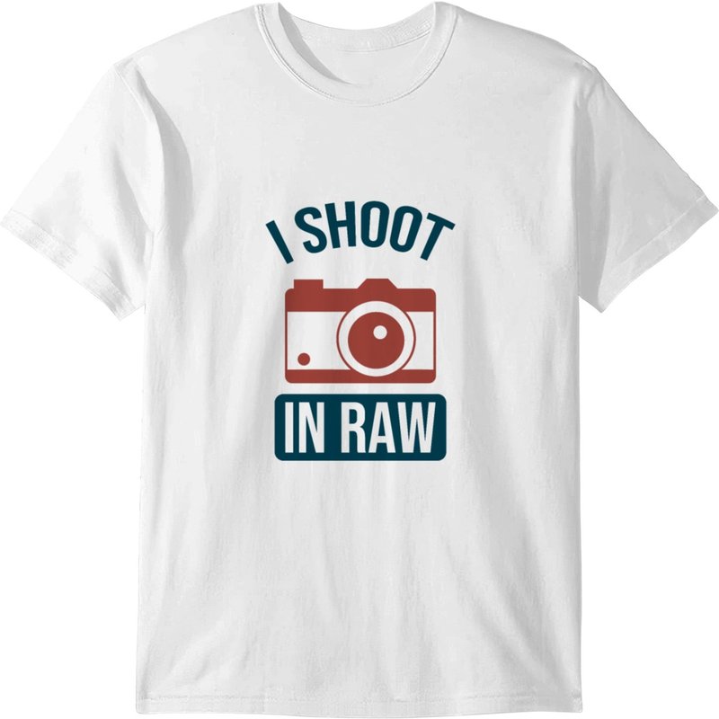 I Shoot In Raw T-shirt — Mens T Shirts