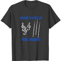 Flute Music T-shirt — T-shirts pour hommes