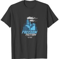 Sencezo Cleetus Mcfarland Merch Freedom Factory T-shirt — T-shirts pour hommes