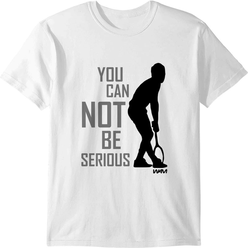Mcenroe You Can Not Be Serious By Wam T-shirt — Mens T Shirts