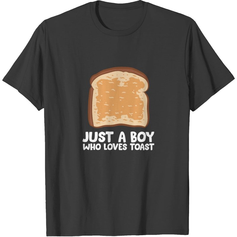Just A Boy Who Loves Toast T-shirt — Mens T Shirts