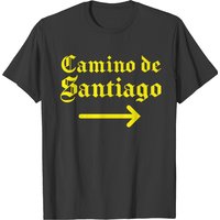 Camino De Santiago Yellow Arrow T-shirt — T-shirts pour hommes