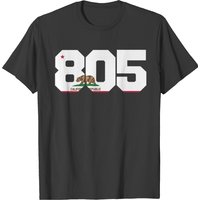 Area Code 805 Santa Barbara California T-shirt