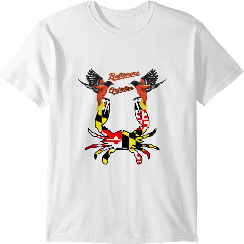 Baltimore Oriole Blue Crab Maryland Day Teeshir T-shirt