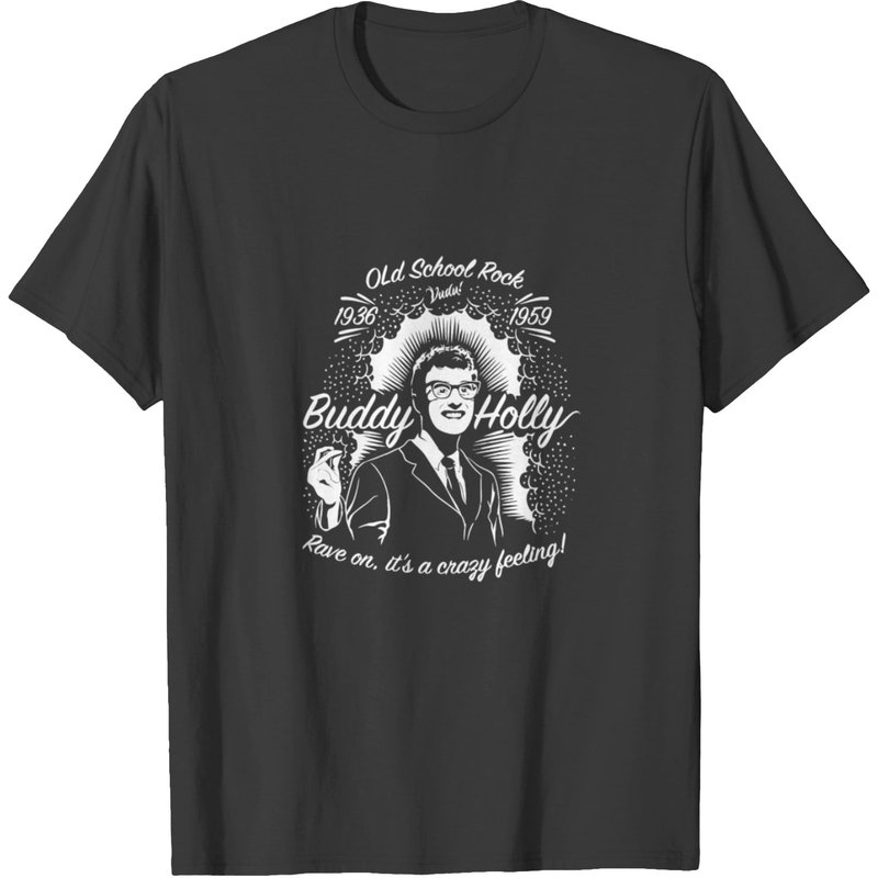 Buddy Holly - Old School Rock Awesome T-shirt T-shirt