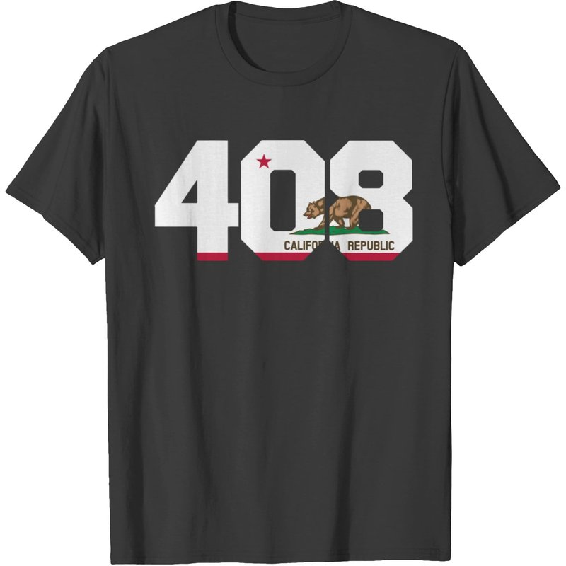 Area Code 408 San Jose California T-shirt