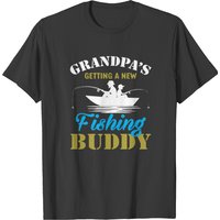 Grandpas New Fishing Buddy T-shirt — T-shirts pour hommes