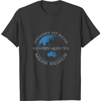Less More Is Traveling Freedom Gift T-shirt — T-shirts pour hommes