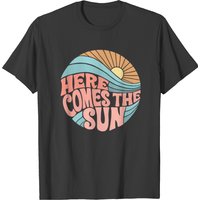 Pink Groovy Here Comes The Sun Classic T-shirt — T-shirts pour hommes
