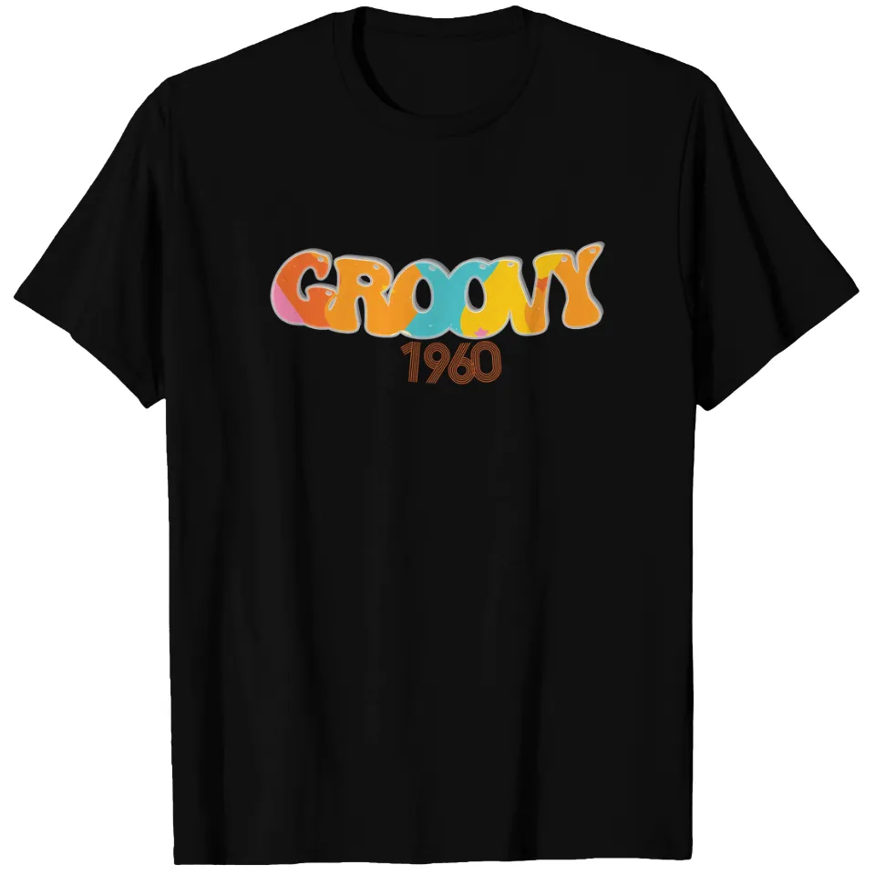 T-shirt Vintage Style "1960s Groovy" pour Hommes — T-shirts pour hommes