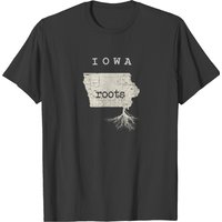 Iowa Roots T-shirt Home Native State Pride Tee T-shirt — T-shirts pour hommes