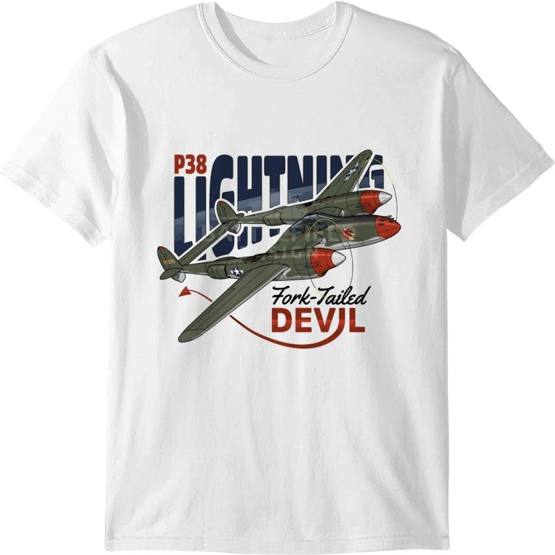 Lockheed P 38 Lighting Exclusive T-shirt — T-shirts pour hommes