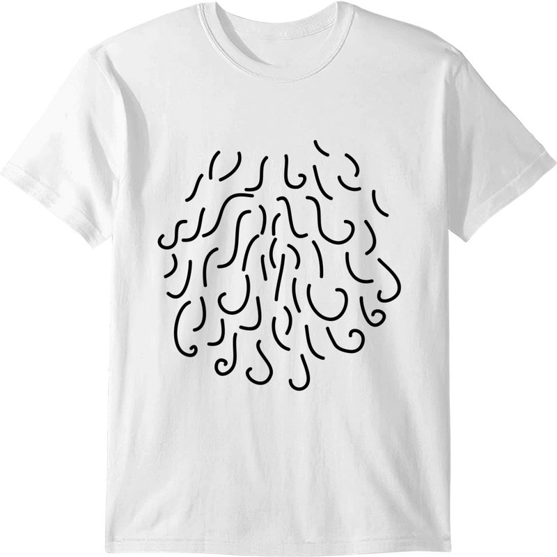 Chest Hair Hairy Rug T-shirt