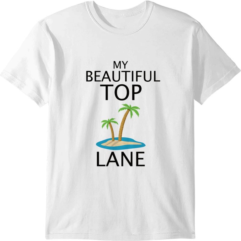 League Of Legends Top Lane Funny Design T-shirt