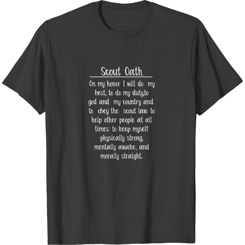 Scout Oath T-shirt — Mens T Shirts
