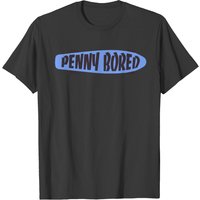 Penny Board Bored Skateboard Design T-shirt — T-shirts pour hommes