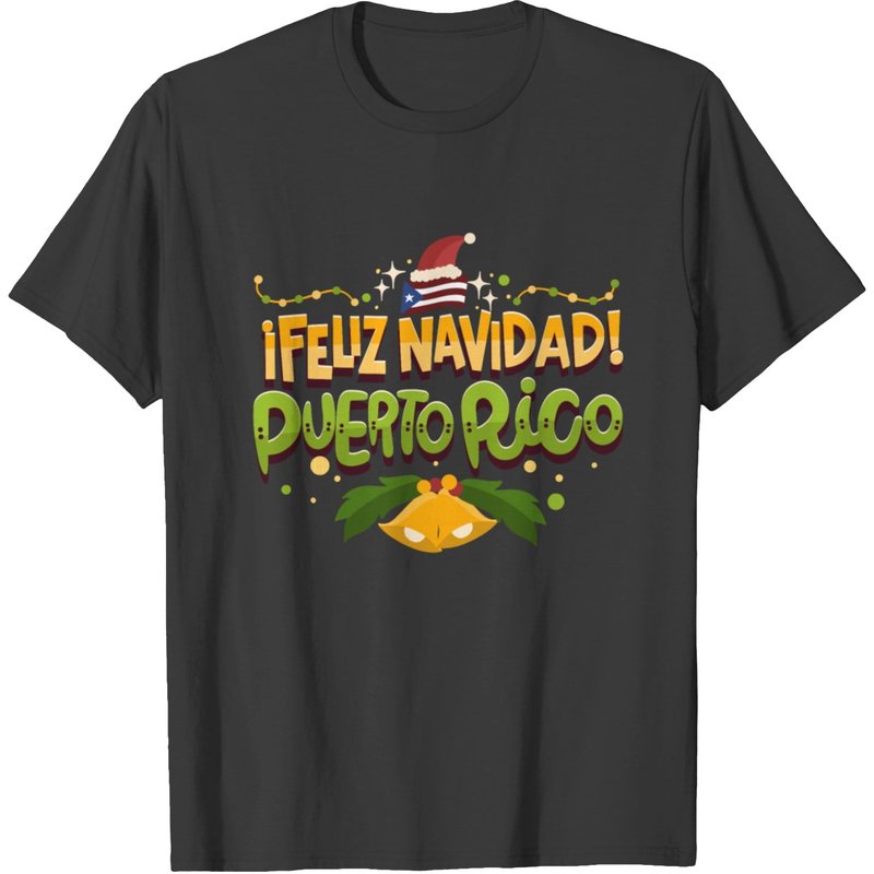 Feliz Navidad Puerto Rico Boricua Christmas T-shirt