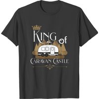 King Of Caravan Castle, Caravan, Camping T-shirt T-shirt — T-shirts pour hommes