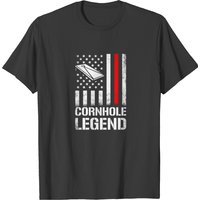 American Flag Cornhole, Cornhole T-shirt — T-shirts pour hommes