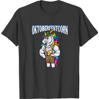 Oktoberfest Prost Beer Mug Unicorn Costume Men T-shirt — T-shirts pour hommes