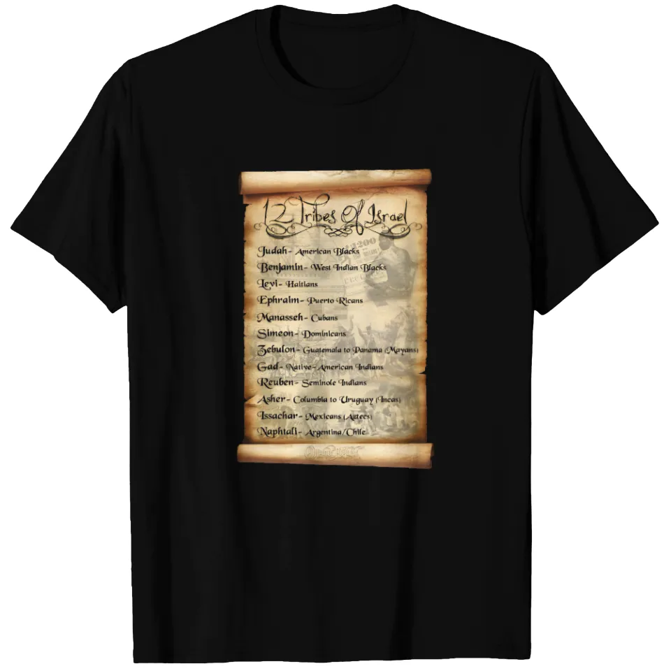 12 Tribes Men's Heavyweight T-Shirt - Black — Mens T Shirts
