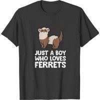 Just A Boy Who Loves Ferrets T-shirt