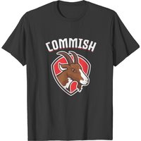 Commish Goat Fantasy Football Commisioner Gift T-shirt
