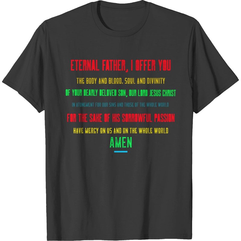 Divine Mercy-prayer In English T-shirt — T-shirts pour hommes