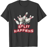 Bowling Split Happens T-shirt