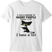 Cat I Fully Intend To Haunt People When I Die T-shirt — T-shirts pour hommes