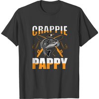 Crappie Pappy Fishing Fisherman Rod Fish T-shirt — T-shirts pour hommes